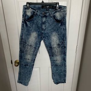 Men’s X-ray jeans.